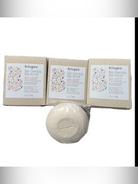 (3) Briogeo Aloe + Oat Milk Ultra Soothing 3-in-1 Cleansing Bars for hair/body
